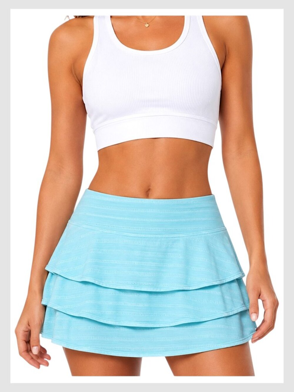 Athleta Swagger Skirt Teal Blue Athletic S